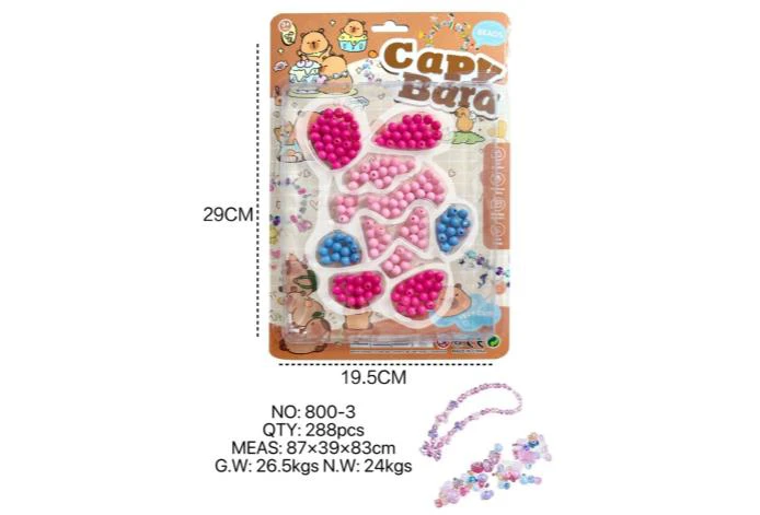 DIY pretend play girl toy beads Cartoon hand