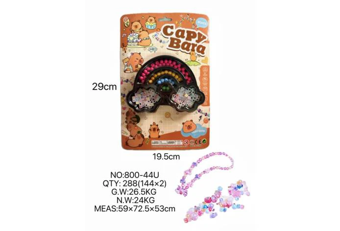 DIY Playhouse Girl Toy Beads Capybara Cloud
