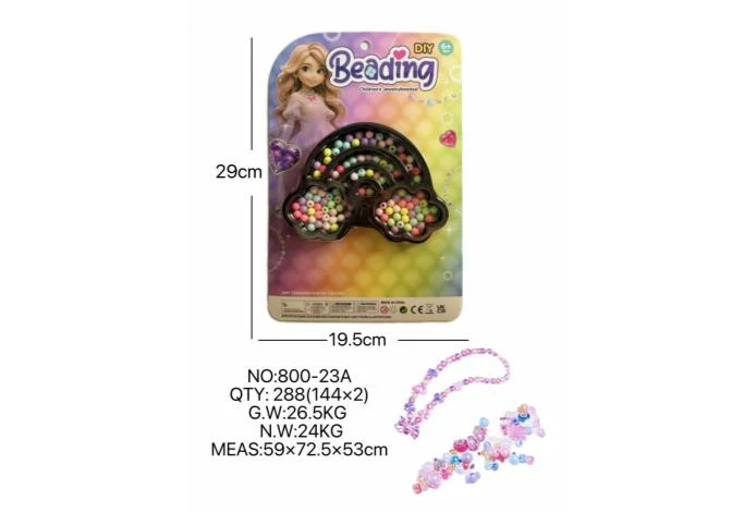 DIY playhouse girl toy beaded little girl cloud