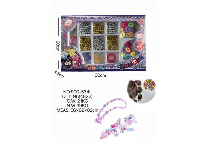 DIY Beaded Kuromi Plaid