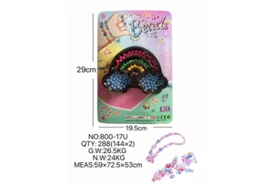 DIY pretend play girl toy beaded cartoon hand cloud