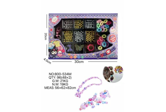 DIY Beaded Kuromi Plaid