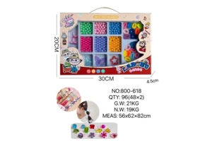 DIY Playing House Girl Toys Beaded Cartoon Hand Cat