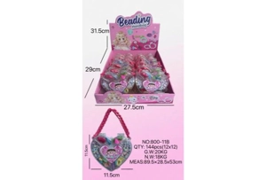 DIY playhouse girl toy beads cartoon heart (12PCS single price)