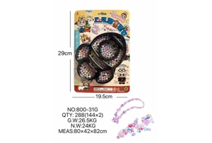 DIY play house girls' toys beaded pull cloth rockets