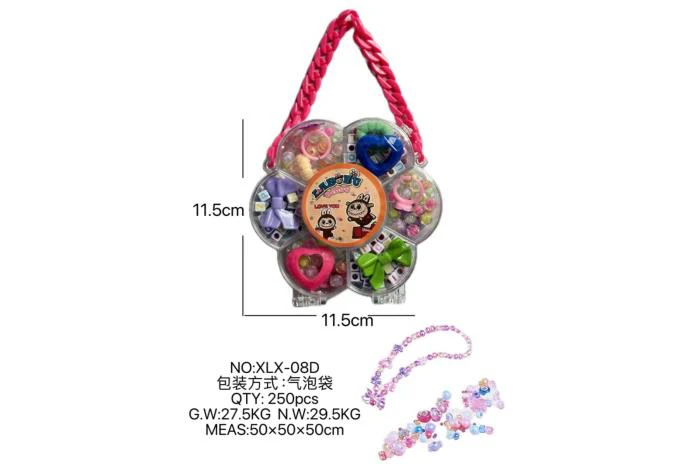 DIY playhouse girl toy beads cloth plum blossom