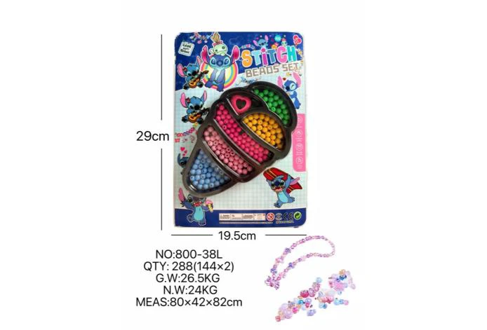 DIY playhouse girl toy bead Stitch big ice cream