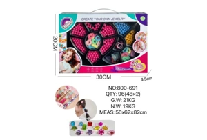 DIY Playing House Girl Toys Beaded Cartoon Capybara Heart