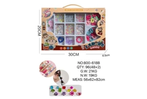 DIY pretend play girl toy beads Lubu square