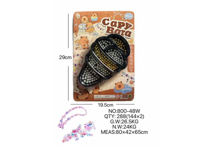 DIY Beaded Capybara Hand Ice Cream