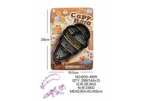 DIY Beaded Capybara Hand Ice Cream