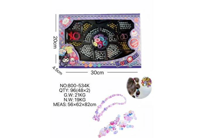 DIY Beaded Kuromi Cat