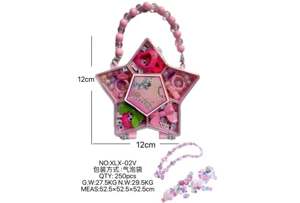 DIY pretend play girl toy beaded jewelry five-pointed star