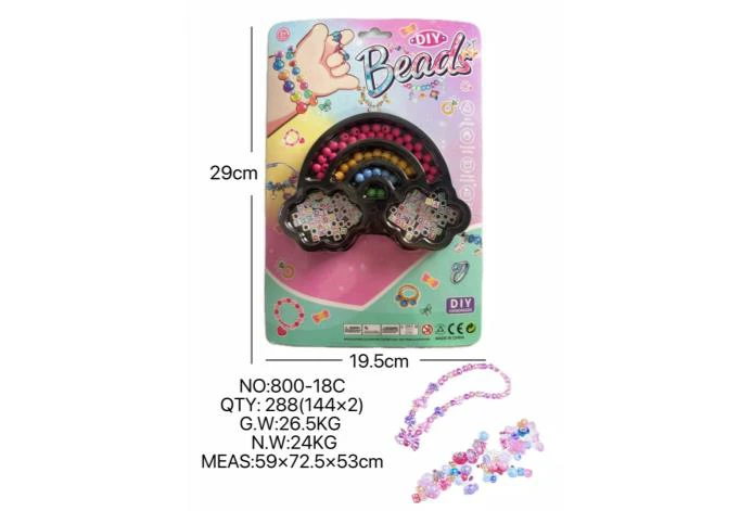 DIY playhouse girl toy beads cartoon hand cloud