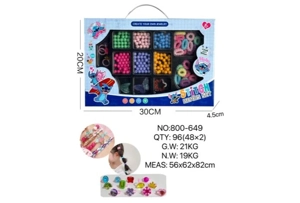 DIY Playing House Girl Toys Beaded Cartoon Hand Cat