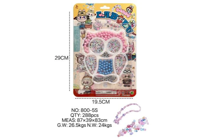 DIY pretend play girl toy bead Lumpy