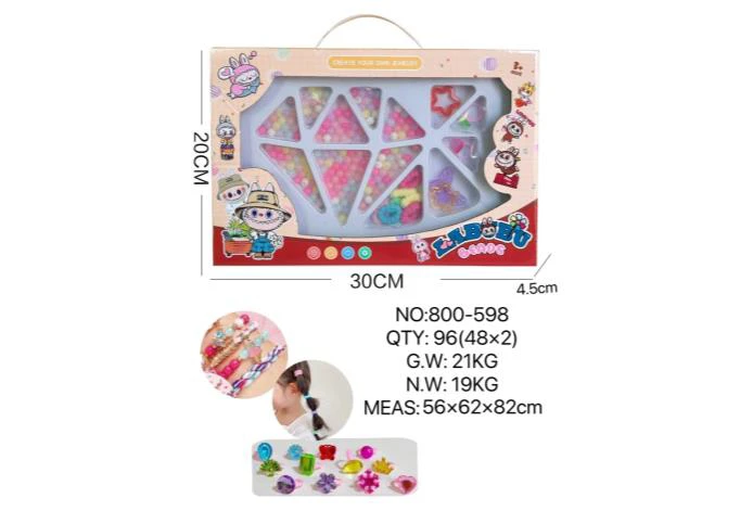 DIY Playing House Girl Toys Beaded Cartoon Capybara Cat