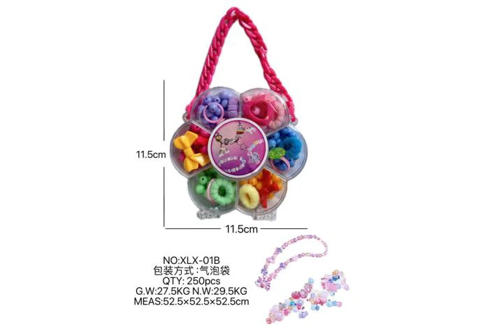 DIY playhouse girl toy beaded jewelry plum blossom