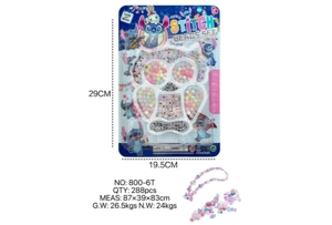 DIY playing house girl toy beads Stitch