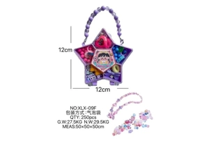 DIY play house girl toy beaded girl pentagram