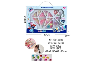 DIY Playing House Girl Toys Beaded Cartoon Capybara Butterfly