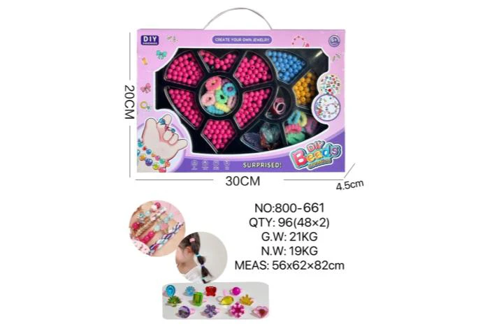 DIY Playing House Girl Toys Beaded Cartoon Capybara Butterfly