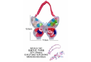 DIY play house girl toy beads butterfly