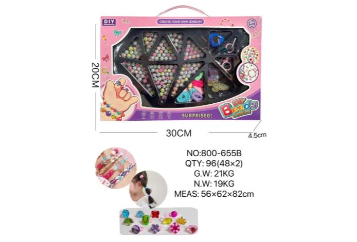 DIY Playing House Girl Toys Beaded Cartoon Hand Diamond