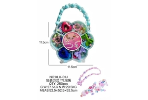DIY playhouse girl toy beaded jewelry plum blossom