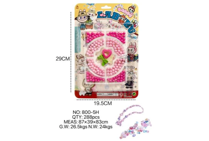 DIY pretend play girl toy bead Lumpy