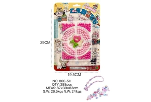 DIY pretend play girl toy bead Lumpy