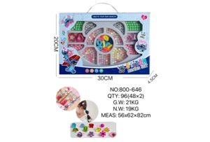 DIY Playing House Girl Toys Beaded Cartoon Hand Butterfly