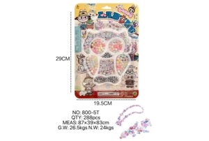 DIY pretend play girl toy bead Lumpy