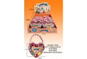 DIY Play House Girl Toy Beads Pull Cloth Heart (12PCS Single Price)