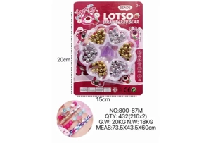 DIY Beaded Strawberry Bear Plum Blossom