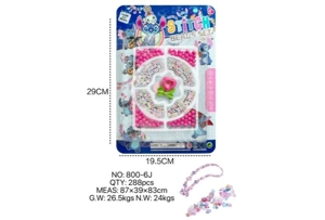 DIY pretend play girl toy bead Stitch