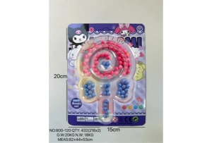 Kuromi DIY Bead Heart Lollipop