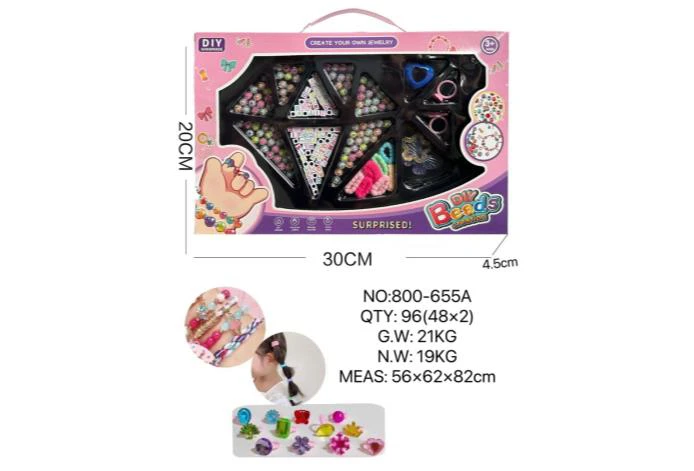 DIY Playing House Girl Toys Beaded Cartoon Hand Diamond