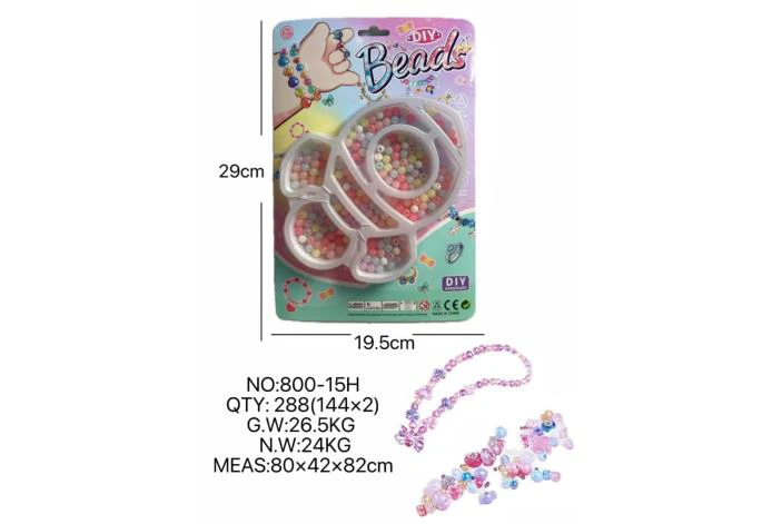 DIY playhouse girl toy beads cartoon hand rocket