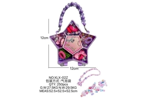 DIY pretend play girl toy beaded jewelry five-pointed star