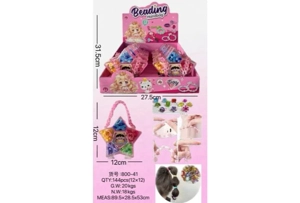 DIY Pink Star Beads with Handle (Price per 12 PCS each)