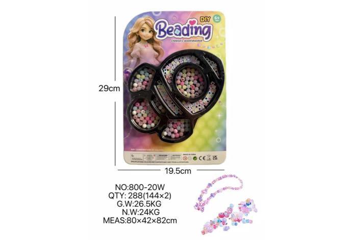 DIY Pretend Play Girl Toy Beads Little Girl Rocket