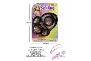 DIY Pretend Play Girl Toy Beads Little Girl Rocket