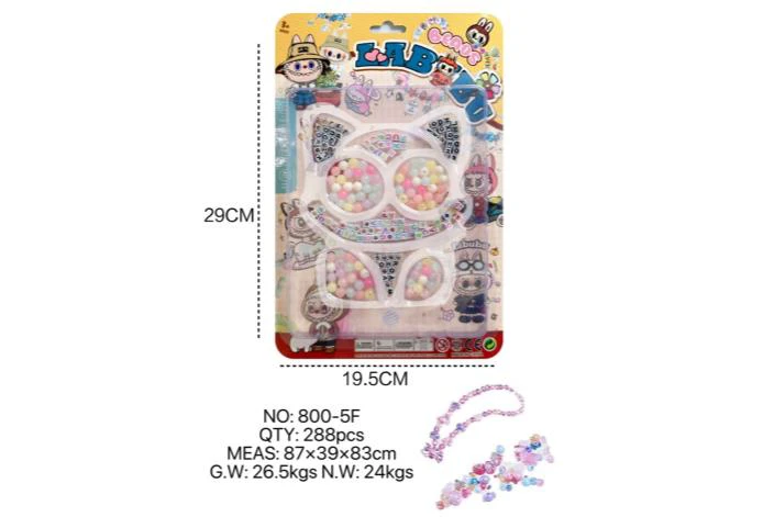 DIY pretend play girl toy bead Lumpy