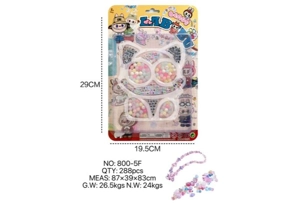 DIY pretend play girl toy bead Lumpy