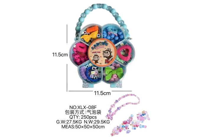 DIY playhouse girl toy beads cloth plum blossom