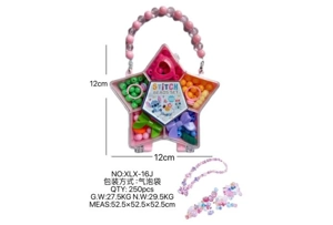 DIY pretend play girl toy beaded Stitch pentagram