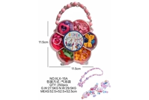 DIY pretend play girl toy beaded Stitch plum blossom