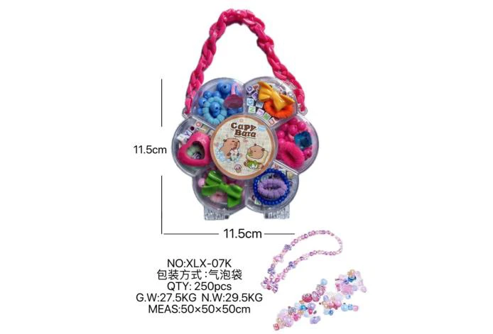 DIY playhouse girl toy beads capybara plum blossom