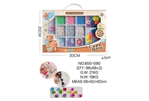 DIY Playing House Girl Toys Beaded Cartoon Capybara Heart